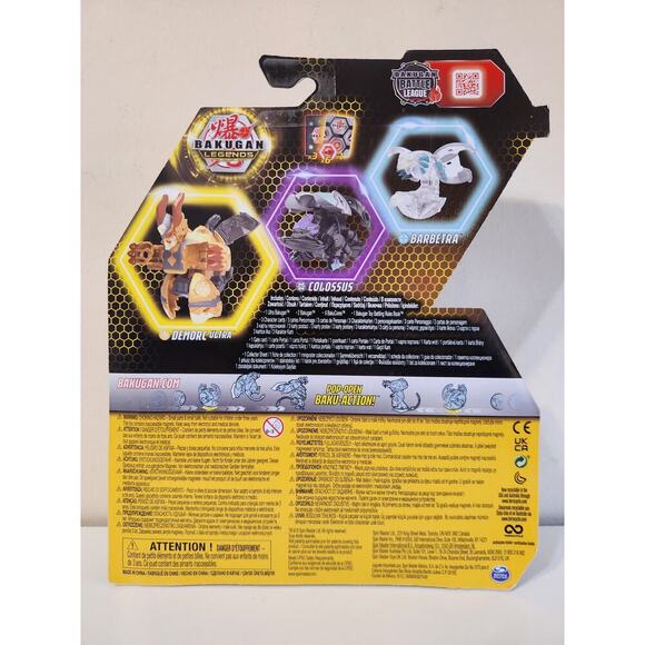 Demorc Ultra Starter Pack Colossus Barbetra Bakugan Legends Demorc Bakugan NEW - Picture 5 of 7